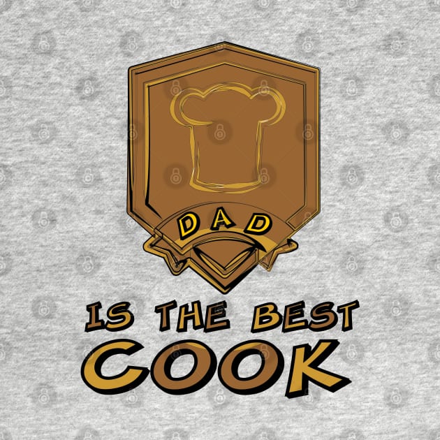 DAD is the best cook birthday gift shirt by KAOZ